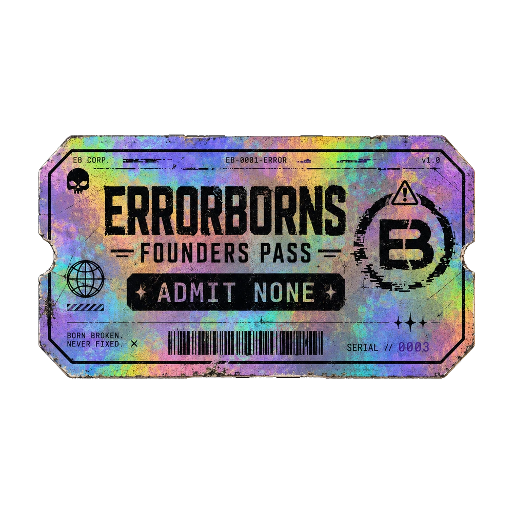 FOUNDERS PASS sticker