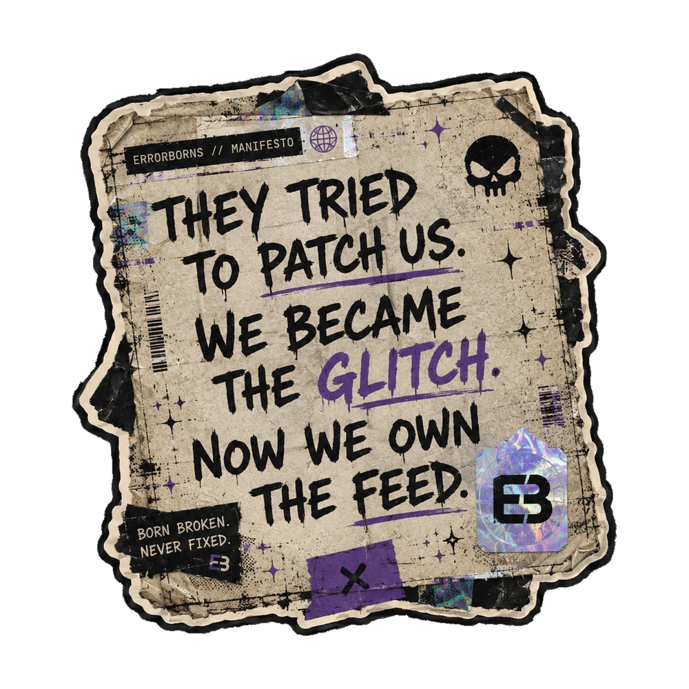 PATCH MANIFESTO sticker
