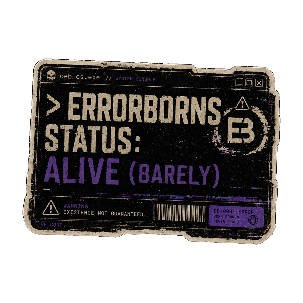 SYSTEM CONSOLE sticker