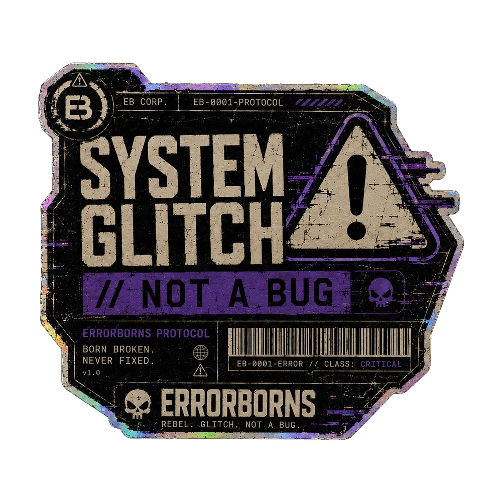 GLITCH PROTOCOL sticker