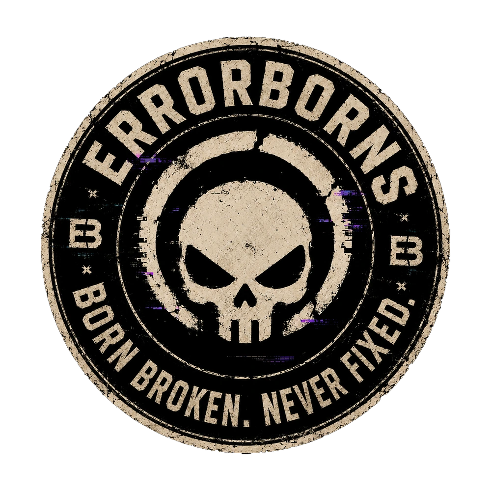ERRORBORN SKULL sticker